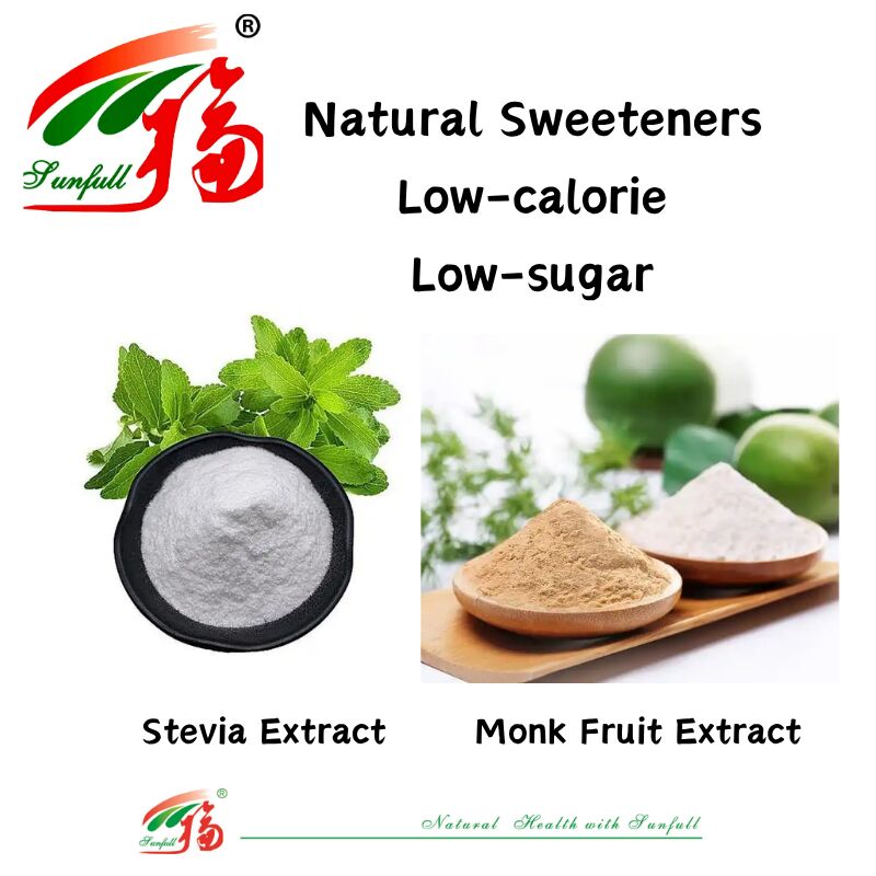 Sostituenti naturali dello zucchero Estratto di stevia con 80%-95% di steviosidi ed estratto di frutta di monaco con 20%-60% di Mogroside V Dolcificanti naturali a zero calorie