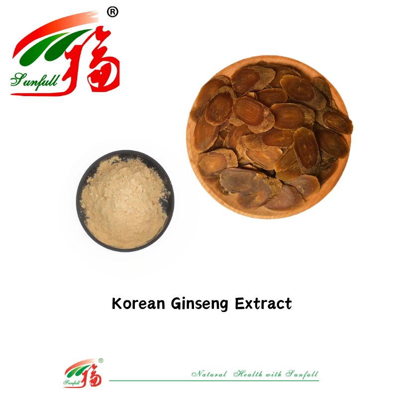 Sunfull Manufacturer campione gratuito Medicina tradizionale cinese HPLC organico 10% 80% Ginsenosidi Ginseng americano / Estratto di Ginseng coreano / Estratto di Ginseng Panax