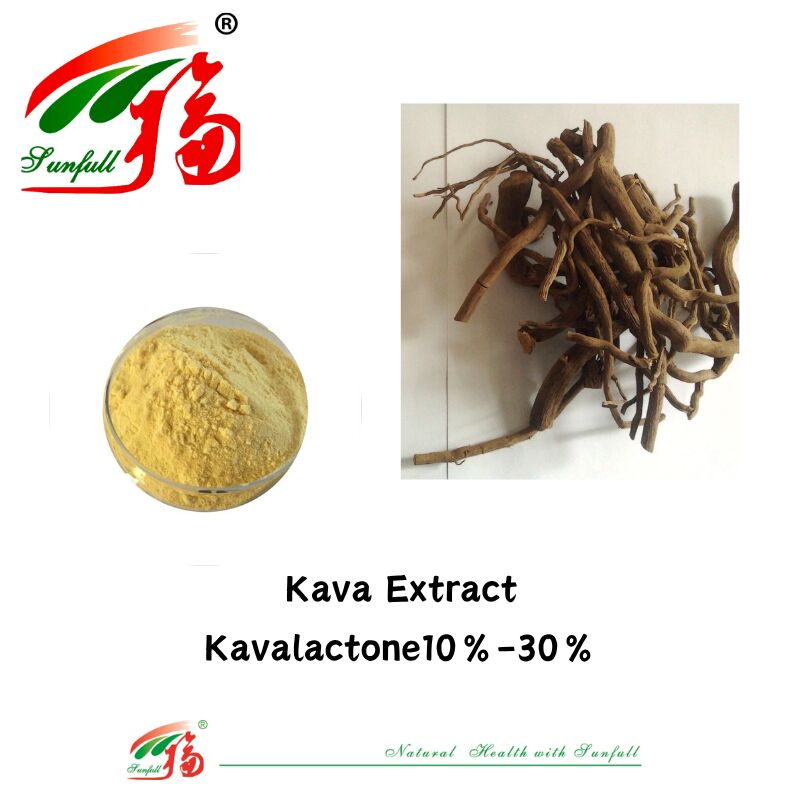 Hunan Sunfull Best Price Supplementi nutrizionali ISO/Kosher Kavalactoni 10%-30% Polvere di estratto di kava per integratori