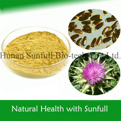 Estratto di cardo di latte naturale al 100% per la salute del fegato 80% Silimarine 30% Silibine